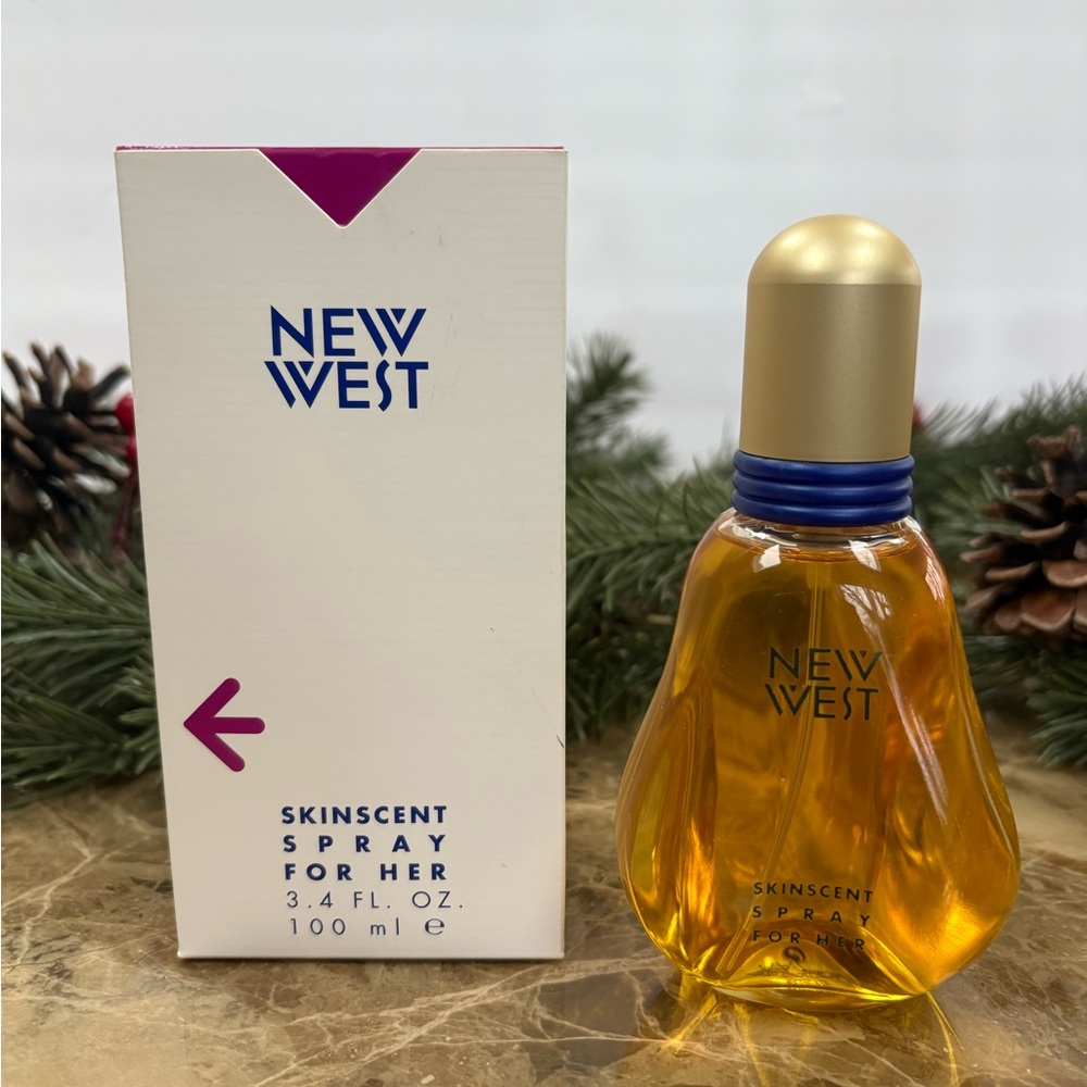 New West Skinscent Spray for Her - Gold and Blue - New in box